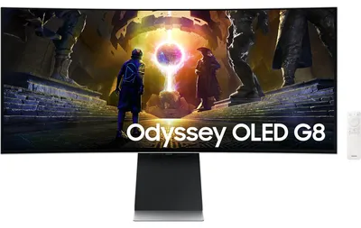 Obrázek produktu pro Počítačový monitor Samsung G85SD 86,4 cm (34") 3440 x 1440 pixelů UltraWide Quad HD OLED Silver