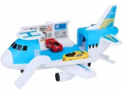 Produktbild von TRANSPORTFLUGZEUG 20-teilig Set Transport Flugzeug mit 2x Auto Lernspielzeug Simulation Kinder Spielzeug 77