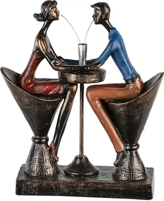 Obrázok produktu pre Casablanca by Gilde Dekofigur Skulptur Stôl pre dvoch V. 25 cm,16259