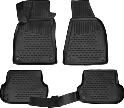 Obrázok produktu pre J&J Automotive | Gumové rohože so zvýšeným okrajom pre Audi A4 (B6), 2000-2007, Sedan, 4ks