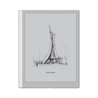 Produktbild von BOOX Go 10.3 Gen II + InkSense-Stift – E-Ink-E-Book-Reader, Monochrom, Grafiktablett, Notizen, Kalender, Android 15, Play Store, Stift