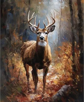 Immagine prodotto di NORIMPEX Quadro diamantato Cervo nella foresta 30x40cm