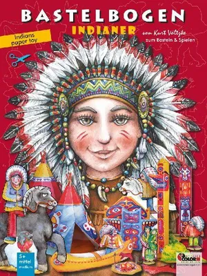 Produktbild von Indianer basteln Bastelbogen Ausschneidebogen mit Papierfiguren