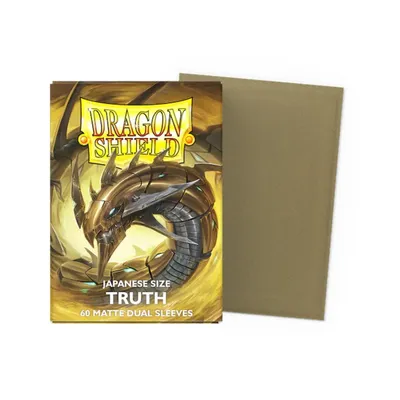 Produktbild von Dragon Shield Japanese Size Dual Matte Sleeves - Truth (60 Sleeves)