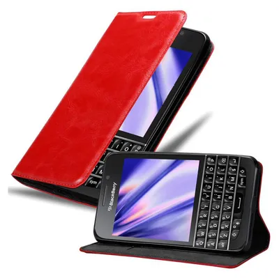 Obrázek produktu pro Cadorabo Pouzdro pro Blackberry Q10 Ochranný kryt v červené barvě Pouzdro na mobilní telefon s magnetickým zavíráním