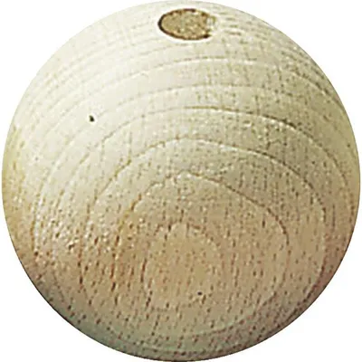 Produktbild von KNORR PRANDELL 218619408 Rohholzkugel Ø 40 mm Buche roh gewachst