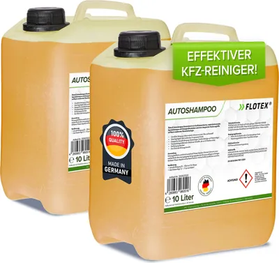 Produktbild von Flotex Autoshampoo Konzentrat, 2 x 10L Auto Car Shampoo Reiniger
