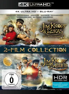 Produktbild von PLAION Germany: Die Jim Knopf: 2-Film Collection (4K-UHD+Blu-ray), Film, Blu-ray, Deutsch, 219 min, Familie, Englisch
