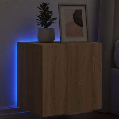 Immagine prodotto di Maison Exclusive - Mobile TV con luci LED in rovere Sonoma 40,5x35x40 cm