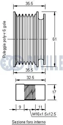 Produktbild von Traggelenk Bolzendurchmesser 16,00 mm Modell 916621