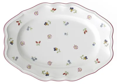 Obrázok produktu pre Petite Fleur, plochý oválny tvar, 367 x 264 x 40 mm | Villeroy & Boch | Číslo položky: 1023952920 | EAN: 5450102014675