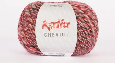 Produktbild von CHEVIOT von Katia - ROTBRAUN (103) - 100 g / ca. 120 m Wolle