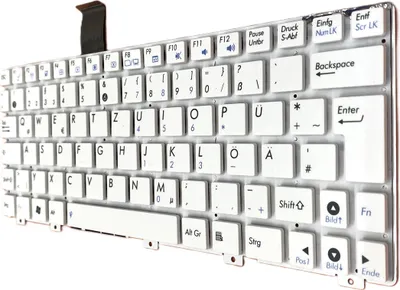 Produktbild von DEUTSCHE - Weiß ohne Rahm Tastatur für Asus Eee PC 1025C-3A 1025C-3B