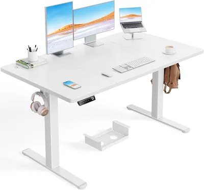 Image de Bureau assis-debout électrique - Bureau réglable - Bureau debout - Bureau assis-debout - Bureau à hauteur réglable