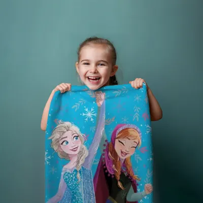 Obrázok produktu pre Disney Frozen Anna Elsa osuška 60 x 120 cm