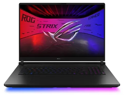 Image de ASUS ROG Strix SCAR 18 G835LXG-TQ378W, processeur Intel Core Ultra 9, écran 45,7 cm (18 pouces), résolution 3840 x 2400 pixels, 64 Go de mémoire, disque dur de 4 To, système d'exploitation Windows 11 Home