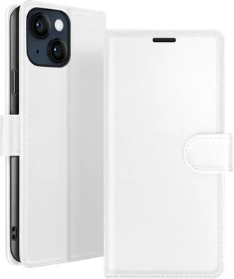 Produktbild von Zanaé, Klappetui iPhone 14 Plus mit Kartenfach & Magnetverschluss, Weiß
