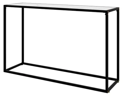 Produktbild von Konsolentisch Beistelltisch Flurtisch Sideboard Frisiertisch Wandtisch Schminktisch Ablagetisch Weiß 120x35x75cm Hartglas
