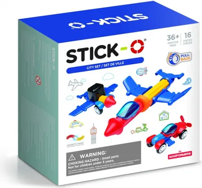 Produktbild von Magformers Stick-O Stadt Satz mit 16 Teilen