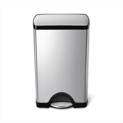 Image de simplehuman Poubelle à pédale Poubelle de 38 litres avec roues CW1814