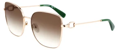 Produktbild von Longchamp LO177S Gold/gradient green 58/17/140 Damen Sonnenbrillen