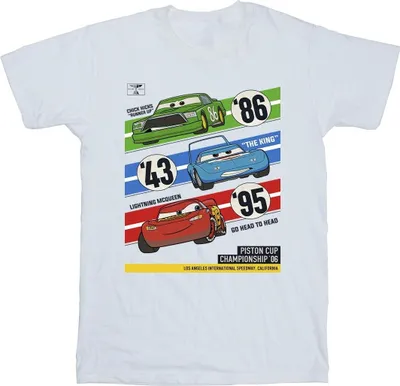 Obrázok produktu pre Disney - Pánske tričko "Cars Piston Cup Champions" BI17635 (XL) (White)