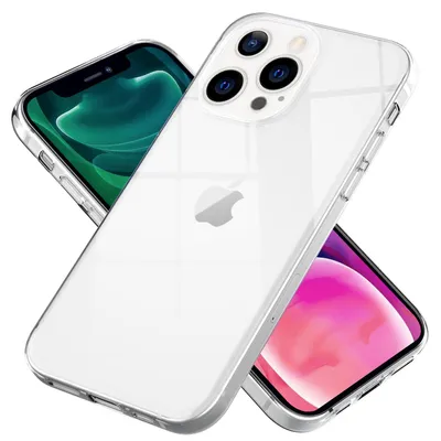 Produktbild von NALIA Hülle "GLAZE" für Apple iPhone 13 Pro - Klare TPU Schutzhülle, Anti-Gelb, Schlank & Leicht - Transparente Handyhülle
