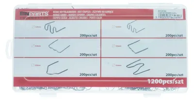 Zdjęcie produktu dla Zaciski do zgrzewarki do plastiku 1200 sztuk