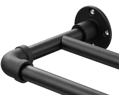 Zdjęcie produktu dla Podwójne karnisze okienne, długość od 168 do 308-2,5 cm, wytrzymały podwójny karnisz