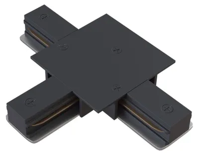Produktbild von Maytoni Stromschienen T-Verbinder 3-fach Schwarz Aluminium