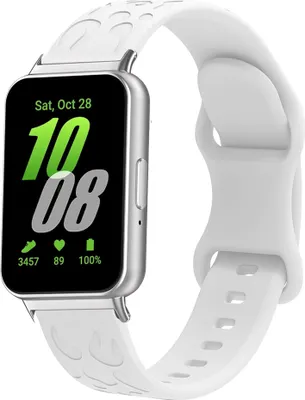 Produktbild von INF Silikonarmband für Samsung Galaxy Fit3 Weiß