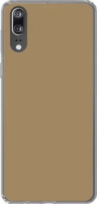 Produktbild von MuchoWow® Handyhülle Schutzhülle Hülle für Telefoonhoesje Huawei P20 Palette - Beige - Innenbereich Silikon Softcase Handy Hülle - Hardcover