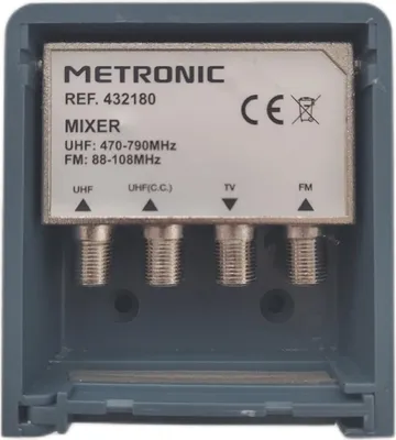 Produktbild von Metronic 432180 Receiver Außen Kupplung Set TV Boxen Signalverstärker