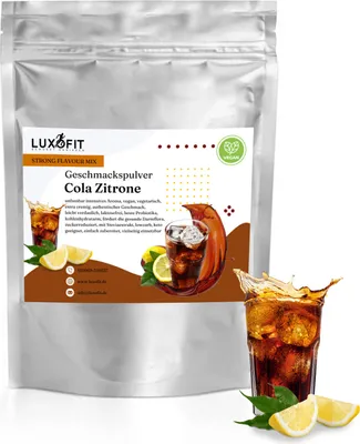Produktbild von Cola Zitronen Geschmackspulver Mix Flavour kalorienarm 300 g