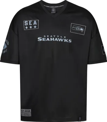 Produktbild von Recovered Trikot NFL Seahawks SEA 76 Oversized für alle Fans der Seattle Seahawks Black L