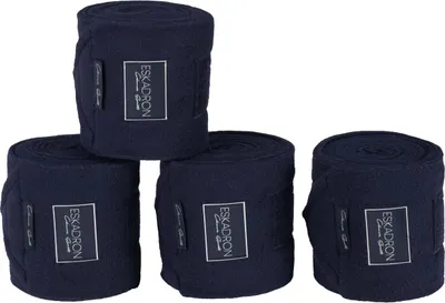 Produktbild von Eskadron Fleecebandagen 4er Set, Bandagen, fossil, silk purple, soft peach Größe - Warmblut Farbe - navy