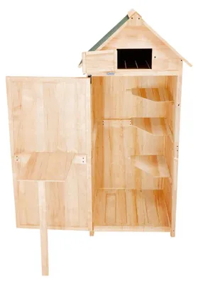 Image de Lendo Online Tuinschuur 74,5x50x180 cm Vurenhout Naturel