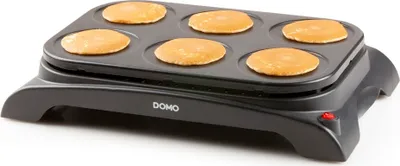 Obrázek produktu pro Domo DO8709P, 6 palačinka/palačinek, Černá, 1000 W, 510 mm, 120 mm, 350 mm
