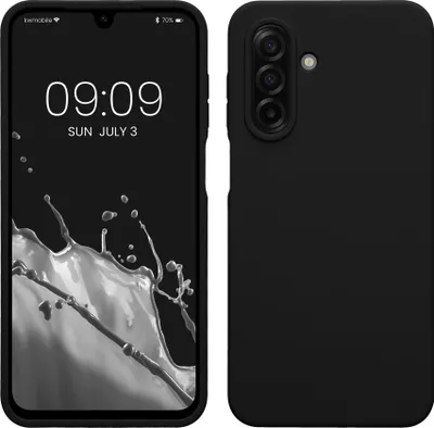 Produktbild von kwmobile Handyhülle für Samsung Galaxy A17 4G / 5G Hülle - Case Silikon - Kabelloses Laden - Schutzhülle Cover in Schwarz