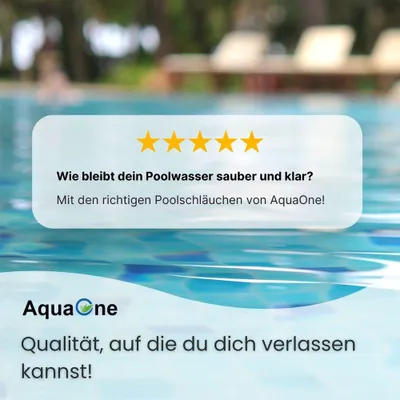 Produktbild von Solarschlauch Poolschlauch 30m 32mm 1 1/4" Muffenabstand 1,5m Schlauch AquaOne