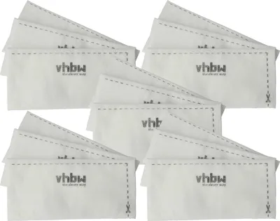 Produktbild von vhbw 15x Staubsaugerfilter kompatibel mit Miele S 4000 - S 8999, S 290 - S 291, S 300 - S 899 Staubsauger - Abluftfilter Weiß