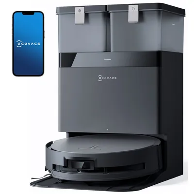 Produktbild von ECOVACS DEEBOT X8 OMNI Saugroboter Schwarz Wischroboter Roboterstaubsauger 18.000 Pa Staubsauger Roboter