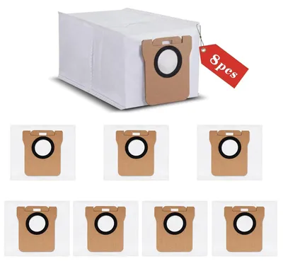 8 Staubsaugerbeutel, 2,5 l, für Xiaomi X10+/X20+ und Dreame L10s/L20 Ultra
