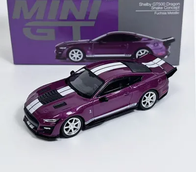 Produktbild von Ford Shelby GT500 Dragon Snake Concept Fuchsia Metallic - Mini GT 1:64