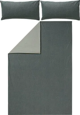 Produktbild von REDBEST Wendebettwäsche anthrazit-kiesel 1x 200x200 cm + 2x 40x80 cm