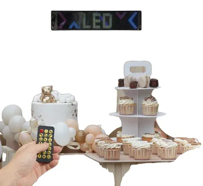Obrázek produktu pro Flexibilní LED obrazovka, ovládání pomocí APP, osvětlení RGB, přenosný design