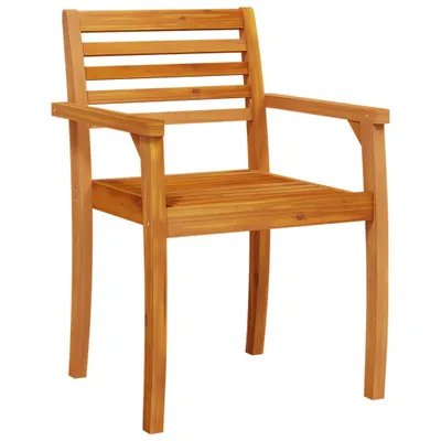 Produktbild von Gartenstühle 2 Stk. 59x55x85 cm Massivholz Akazie
