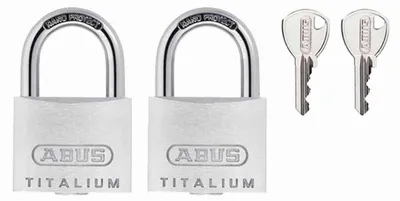 Zdjęcie produktu dla ABUS 569-524 Śruba do zasłon 64TI/30 z TITALIUM, srebrna, 2-częściowa (1 zestaw)