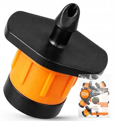 Produktbild von Bradas 10x Einstellbarer Gartenregner 0-80 l/h 3mm Bewässerung