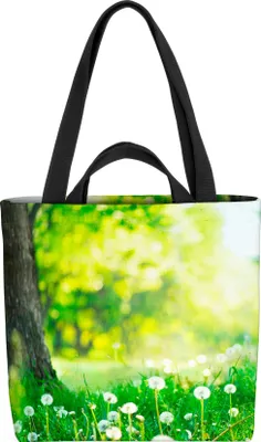 Produktbild von VOID Pusteblumen Wald Wiese Tasche 33x33x14cm,15l Einkaufs-Beutel Shopper Einkaufs-Tasche Bag